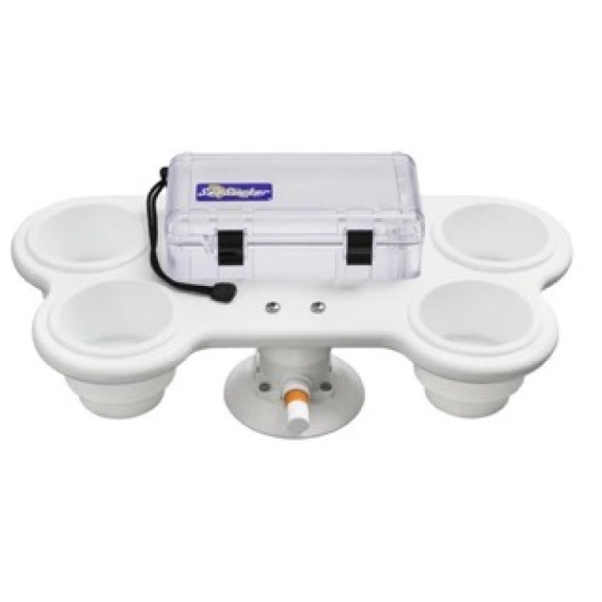 SeaSucker MC5326 4-Cup Holder w/Large Dry Box