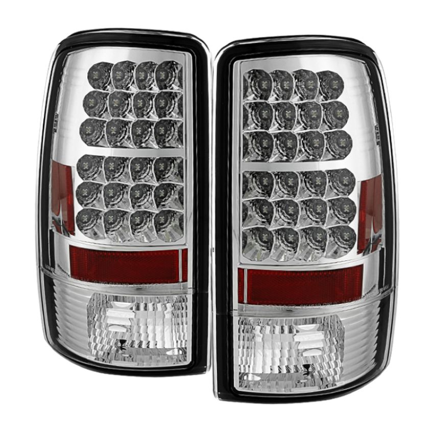 SPYDER 5001535 LED Tail Lights - Chrome