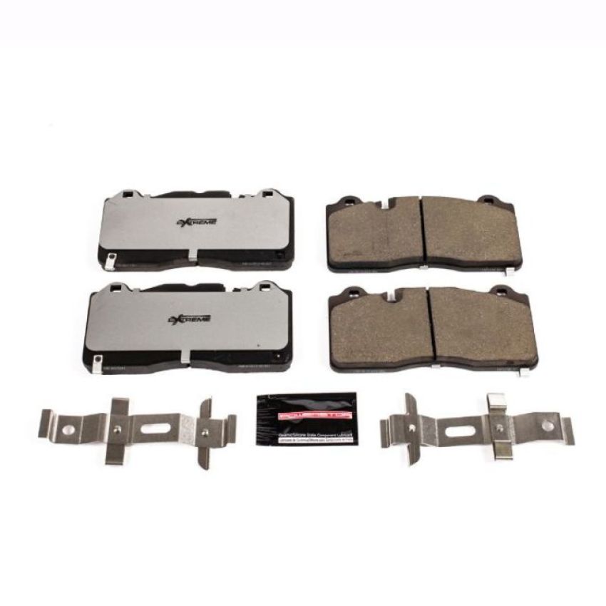 PowerStop Z26-1835 PowerStop - Z26 Performance Carbon-Fiber Ceramic Brake Pads with Hardware Kit