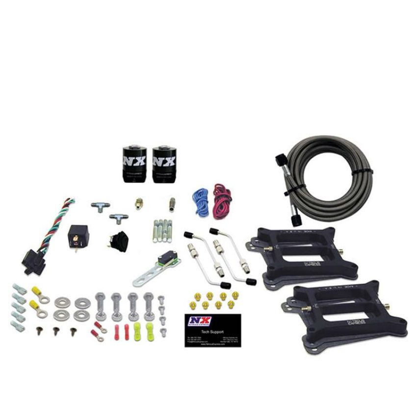 Nitrous Express 30245-00 DUAL/4150/ALCOHOL (50-100-150-200-250-300HP) LESS BOTTLE