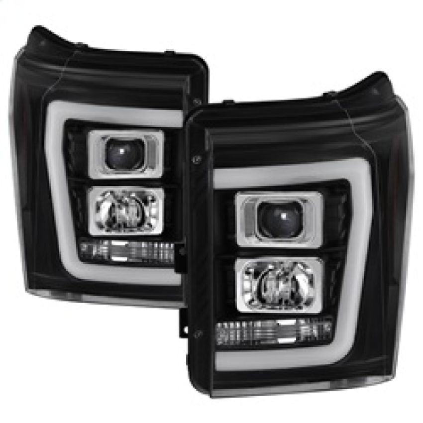 SPYDER 5084460 Projector Headlights - Version 2 - Light Bar DRL - Black