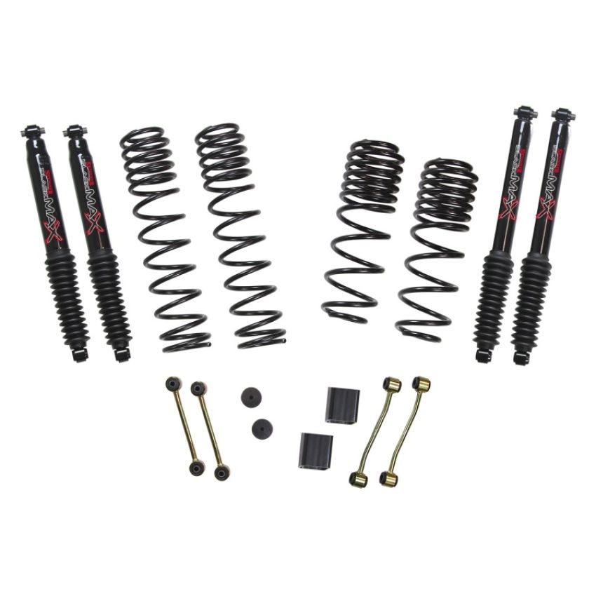Skyjacker JL25BPBLTD 2020 Jeep JL 4WD Diesel 2.5in Dual Rate Long Travel Sus Lift Kit w/ Black Max Shocks