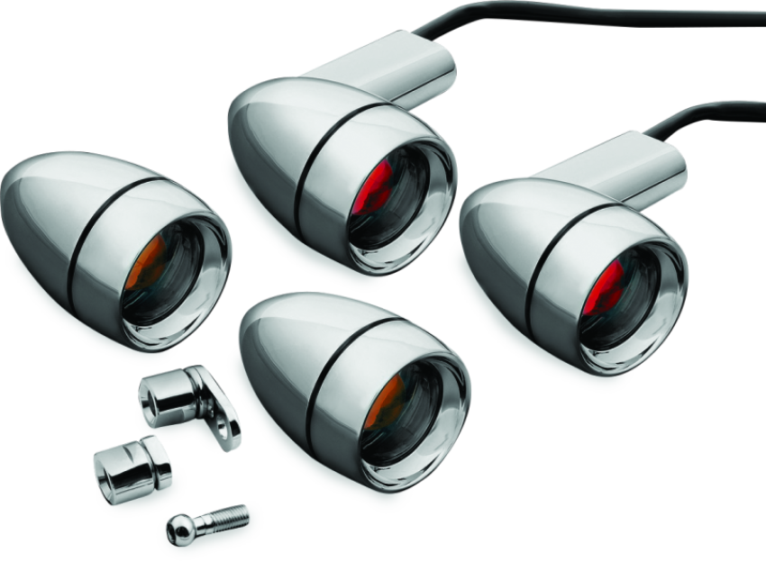 Kuryakyn 2317 Late Style Turn Signal Kit Chrome
