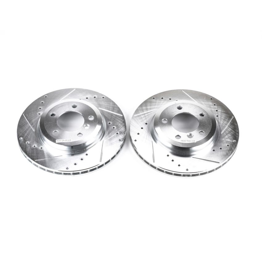 PowerStop EBR653XPR PowerStop Evolution Performance Drilled, Slotted & Plated Brake Rotor Pair