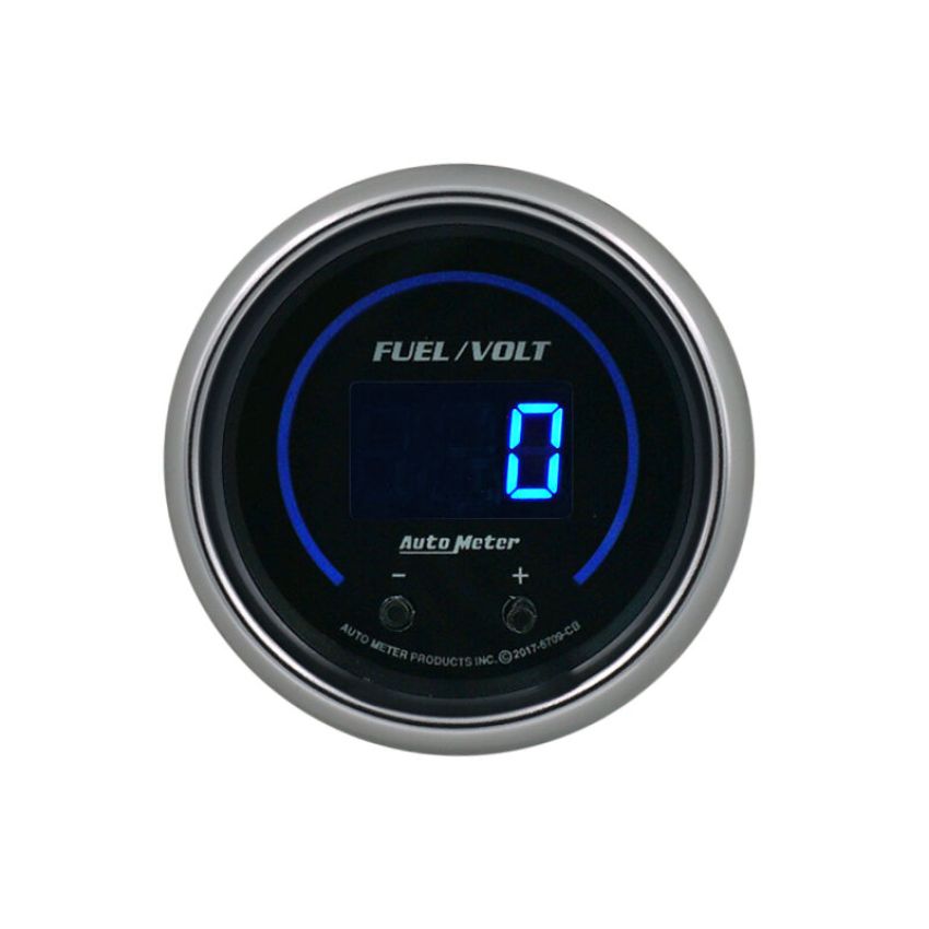 AutoMeter 6709-CB GAUGE, FUEL/VOLT, 2 1/16