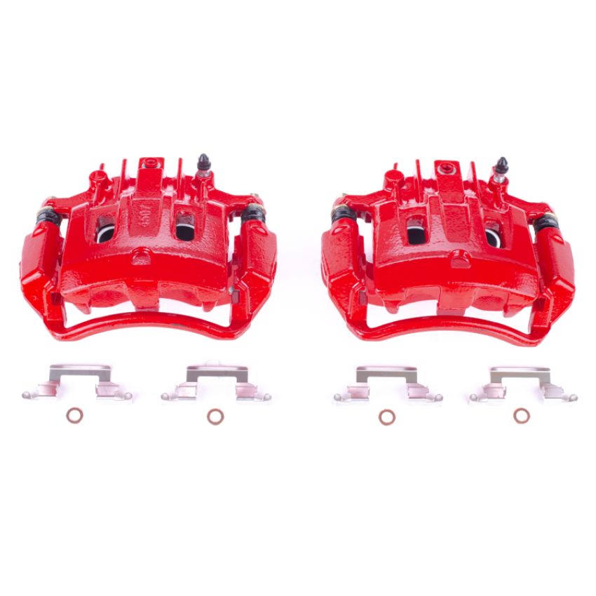 PowerStop S4690 Red Powder Coated Calipers