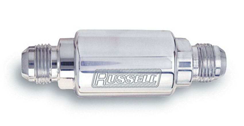 Russell 650200 Performance Polished Aluminum (3in Length 1-1/4in dia. -6 x 3/8in male NPT inlet/outlet)