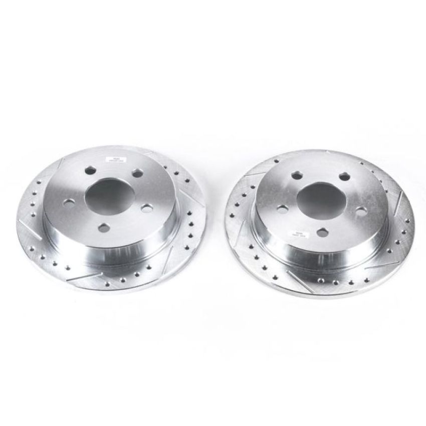 PowerStop AR8258XPR PowerStop Evolution Performance Drilled, Slotted & Plated Brake Rotor Pair