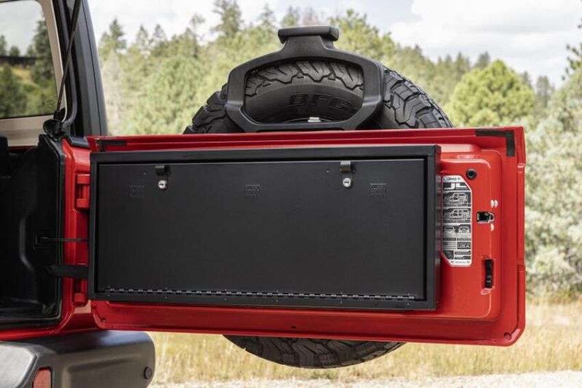 Tuffy Products 349-01 Tuffy Tailgate Lockbox W/ Keyed Lock For Jeep Wrangler