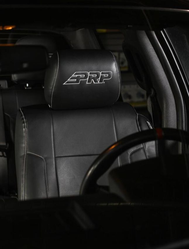 PRP Seats B068-06 PRP 12-14 Ford Raptor Front Seat Covers (Pair) - Black w Silver Stitch