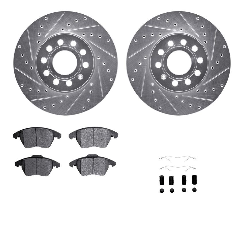 Dynamic Friction 7512-74055 Rotor Kit