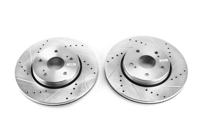 PowerStop JBR1545XPR PowerStop Evolution Performance Drilled, Slotted & Plated Brake Rotor Pair