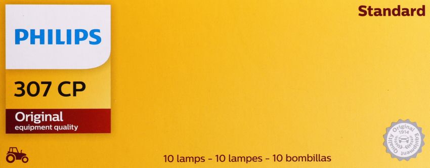 Philips 307CP Philips Standard Miniature 307 Pack of 10
