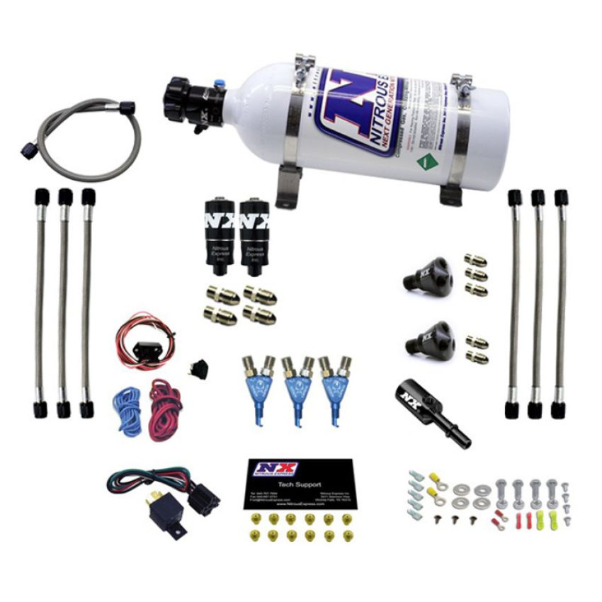 Nitrous Express 60033EFIP THREE CYLINDER EFI PIRANHA SYSTEM