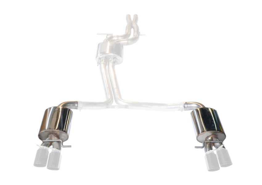 AWE Tuning 3815-41008 10-16 Audi S4 Quattro 3.0T (B8/8.5) Conversion Kit - Track to Touring (90mm Tips)