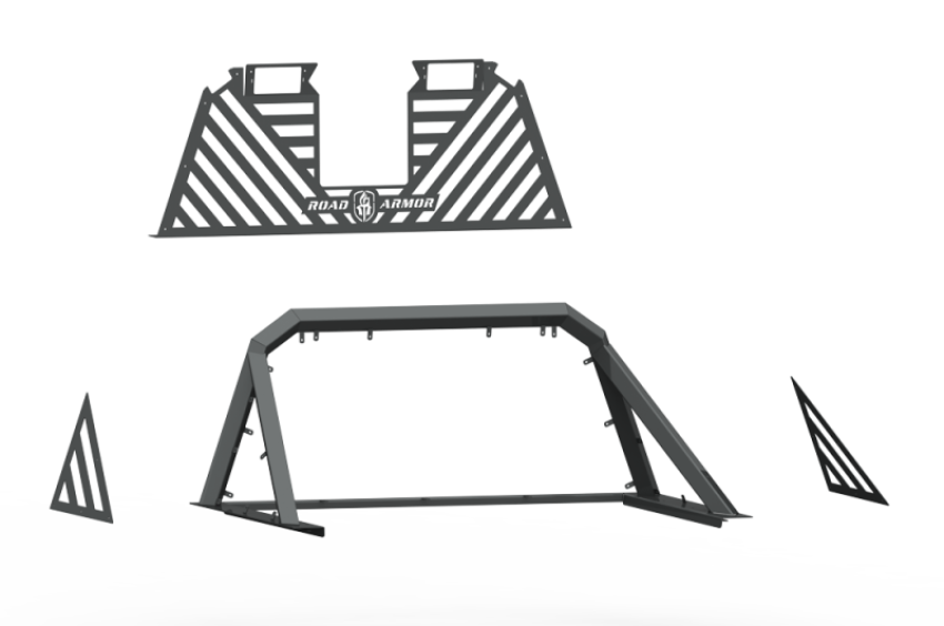 Road Armor HR-611BB 11-16 Ford F-250 Stealth Headache Racks - Tex Blk