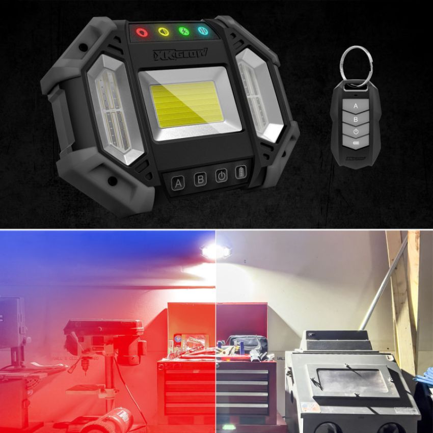 XKGLOW XK-DEF XK Glow Xdefender 7 Mode LED Work Security Light w/ Remote