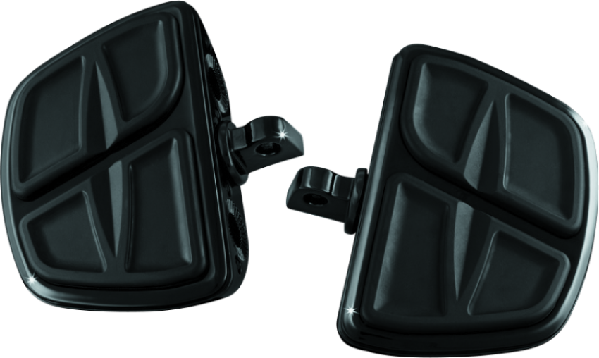Kuryakyn 7612 Kinetic Mini Boards With Adapter Black