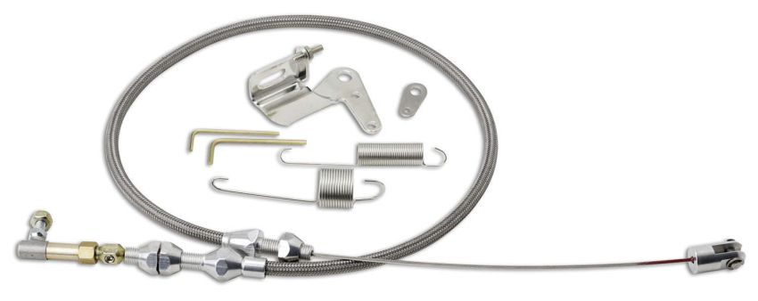 LOKAR LOKDP-1000HT Duo-Pak Hi-Tech Throttle Cable w/Brackets