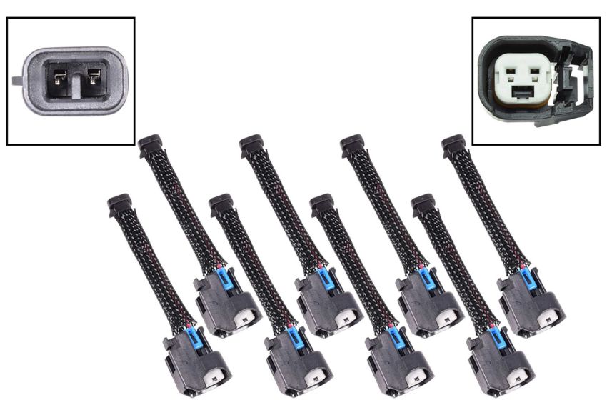 ICT BILLET ICTWAINJ32 Harness Adapter Mini Del phi Multec 2 to EV6