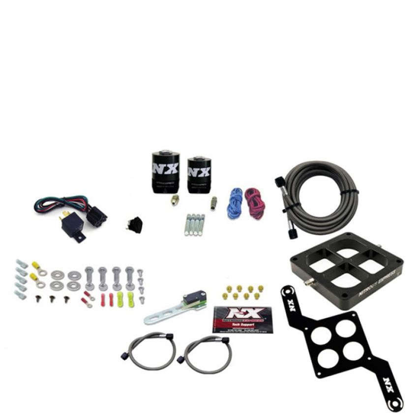 Nitrous Express 63870-00 DOMINATOR SINGLE ENTRY BILLET CROSSBAR, RNC (250-750HP) W/O BOTTLE