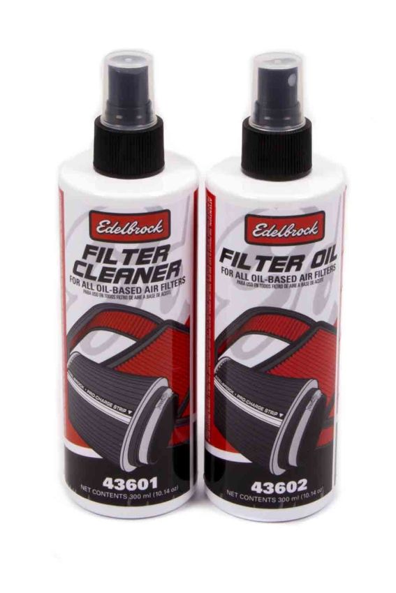 EDELBROCK EDE43600 Air Filter Cleaning Kit Clear Oil