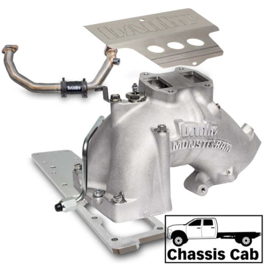 Banks Power 42805-N 19-24 Ram 3500/4500/5500 6.7L Diesel Monster-Ram Intake System w/Fuel Line - Natural