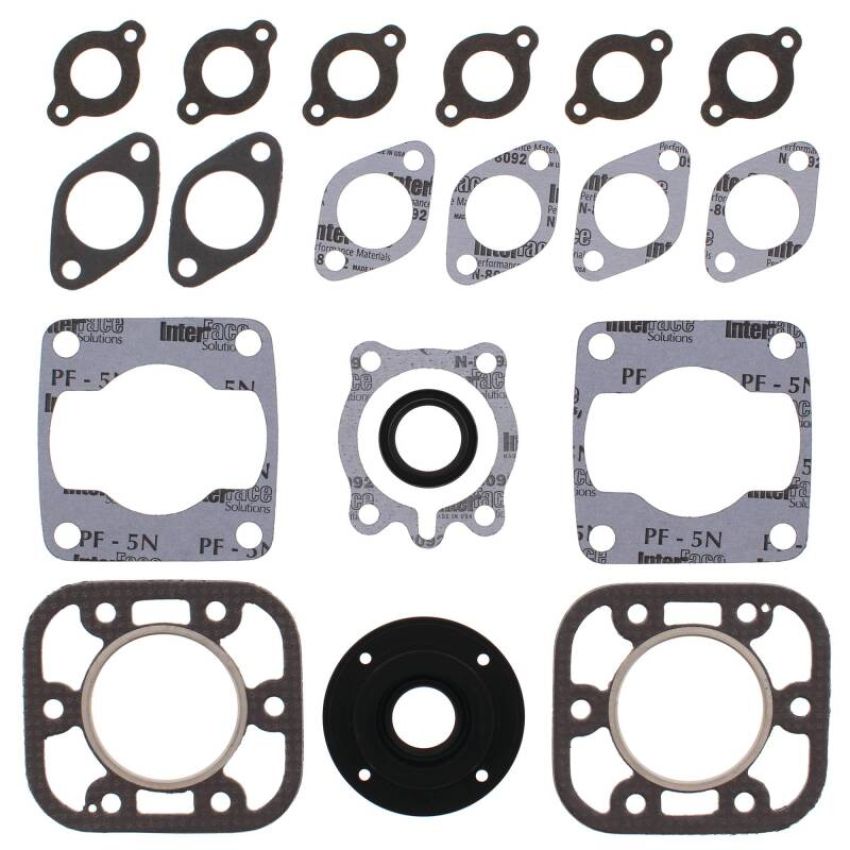Vertex Pistons 711108A Vertex Gaskets 74-75 Brutanza 340 62mm Bore Complete Gasket Kit w/ Oil Seals
