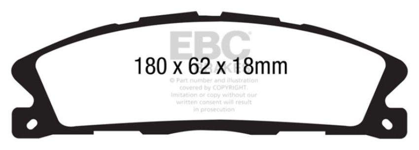 EBC Brakes DP21886 Greenstuff 2000 Series Sport Brake Pads