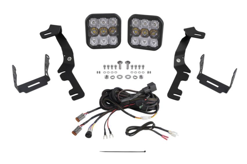 Diode Dynamics DD7605 Stage Series Ditch Light Kit for 2019-Present Ram SS5 - Pro White Combo