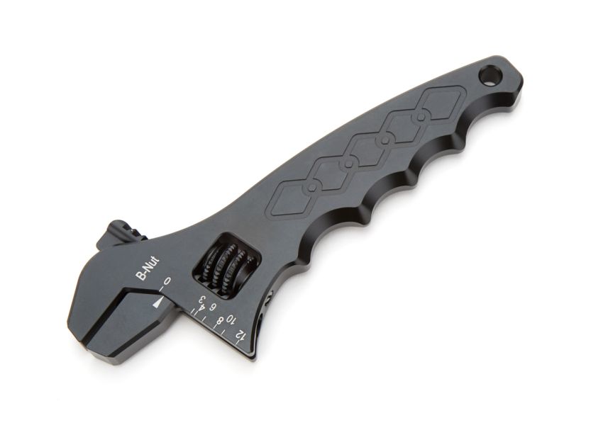 Ti22 PERFORMANCE TIP8532 Adjustable Wrench AN Black Aluminum
