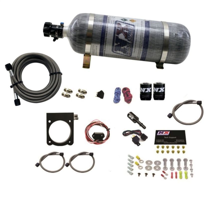 Nitrous Express 20971-12 3.6L V6 DODGE PLATE SYSTEM (50-200HP) W/ 12LB BOTTLE