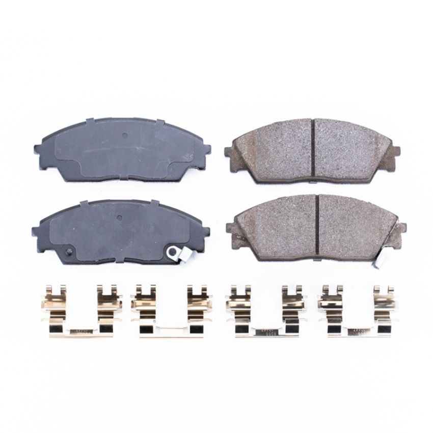 PowerStop 17-373 PowerStop - Z17 Low-Dust Ceramic Brake Pads with Hardware