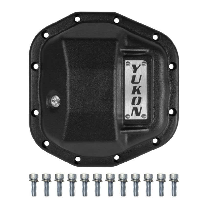 Yukon Gear & Axle YHCC-D44JL-REAR Yukon Gear Hardcore Rear Nodular Iron Cover for Jeep Wrangler JL Dana 44/220mm