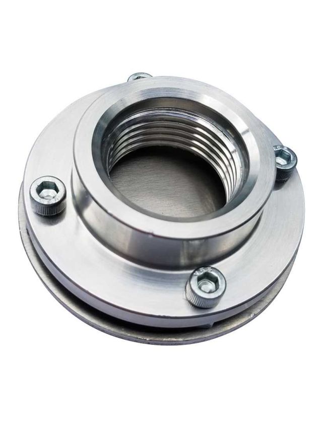 Moroso 22757 -12An Female Non Weld-On Valve Cover Fitting w/Baffle
