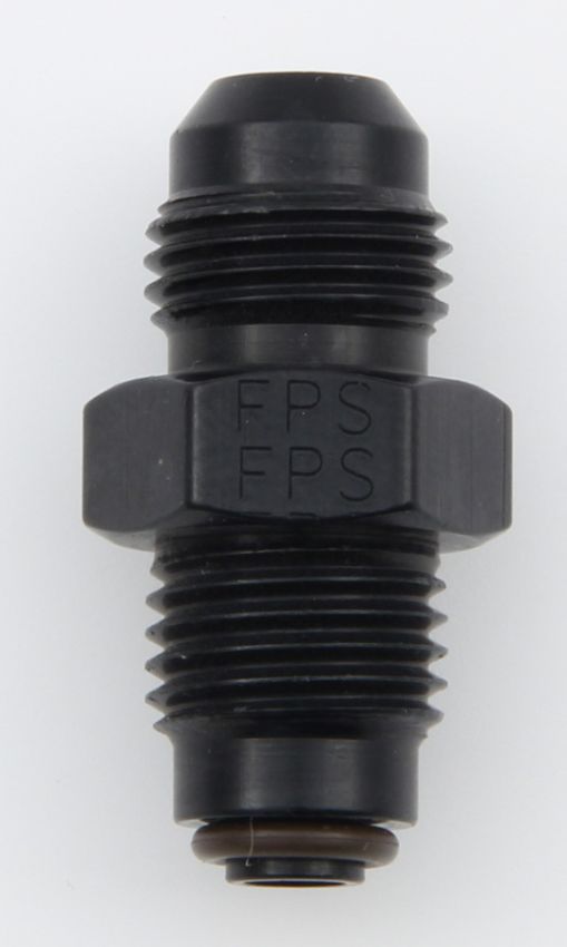 FRAGOLA FRG491962-BL Male Adapter Fitting #6 x 14mm x 1.5 FI Black