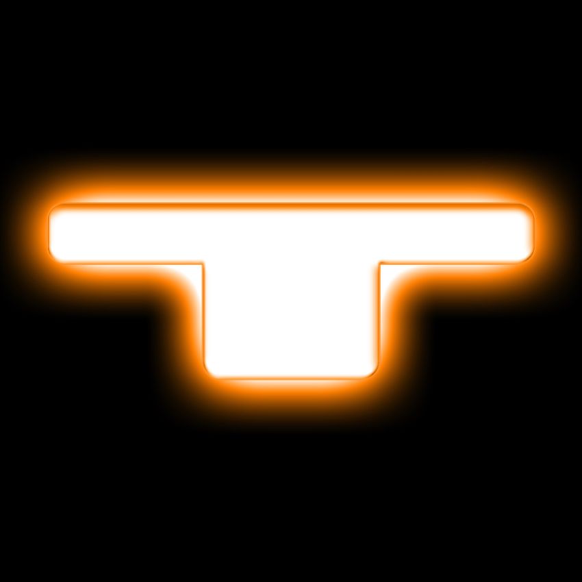 Oracle Lighting 3140-T-005 Universal Illuminated LED Letter Badges - Matte White Surface Finish - T