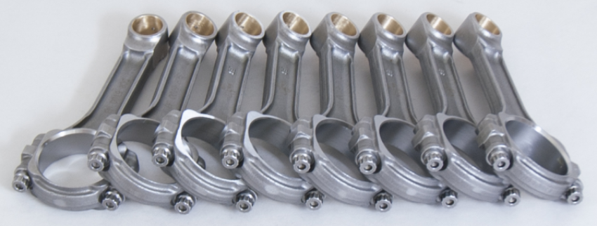 Eagle SIR6100MLW Chevrolet LS-Series I-Beam Connecting Rod 6.100in w/ 3/8in ARP 8740 (Set of 8)