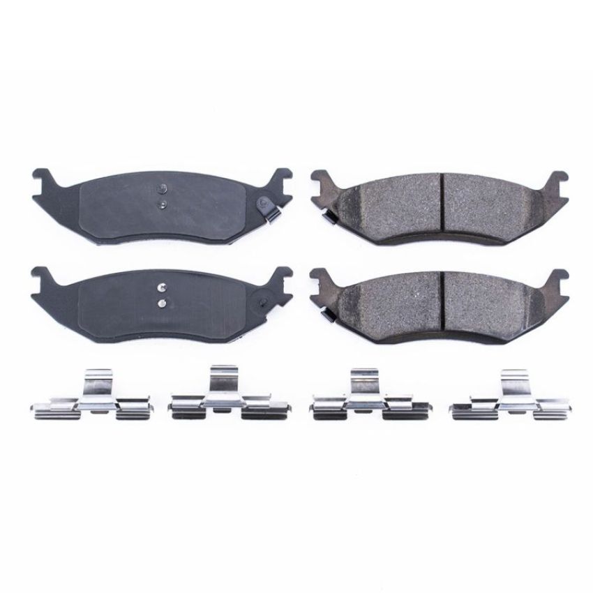 PowerStop 17-898 PowerStop - Z17 Low-Dust Ceramic Brake Pads with Hardware