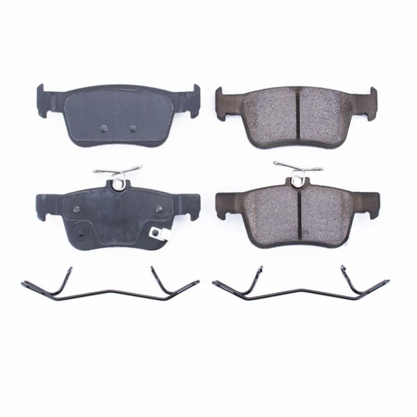 PowerStop 17-1878 PowerStop - Z17 Low-Dust Ceramic Brake Pads with Hardware