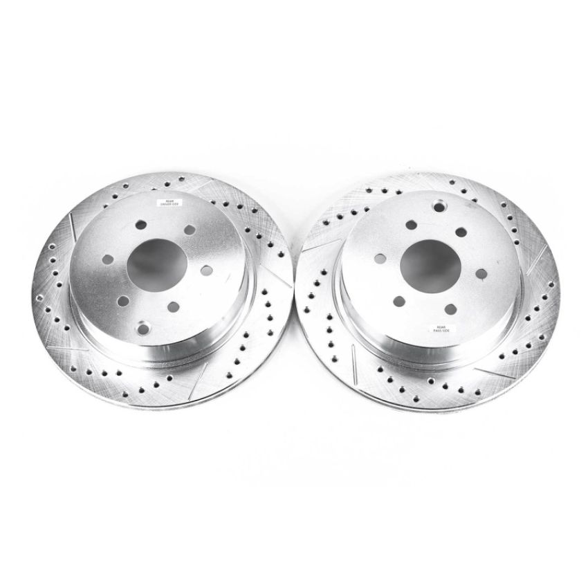 PowerStop JBR1125XPR PowerStop Evolution Performance Drilled, Slotted & Plated Brake Rotor Pair