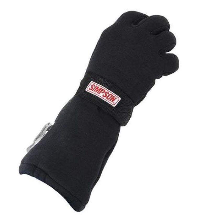 SIMPSON SAFETY SIM37017SK Glove Holeshot Small Black SFI-20