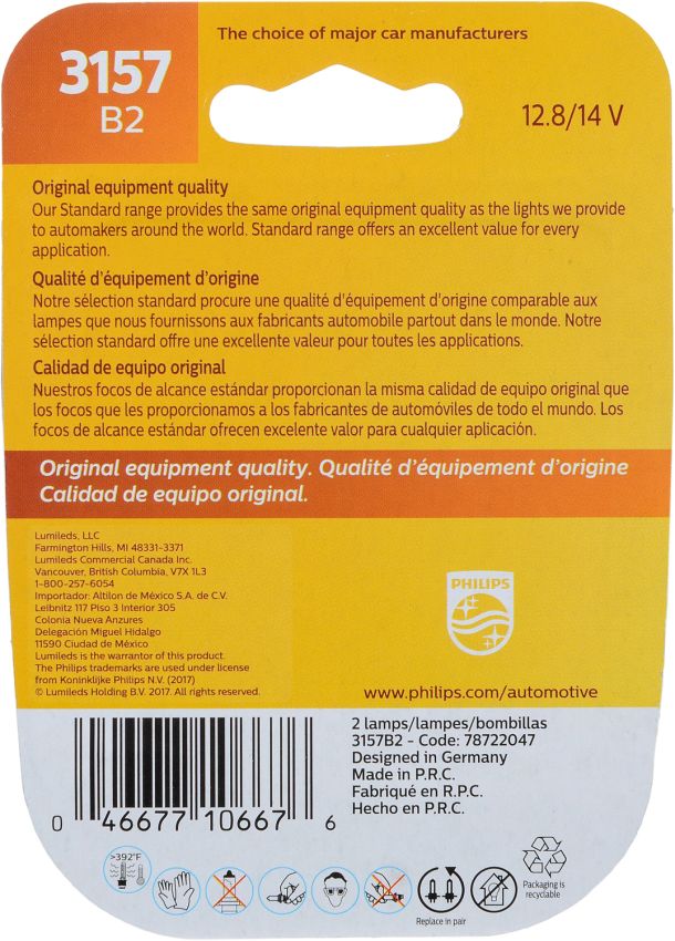 Philips 3157B2 Philips Standard Miniature 3157