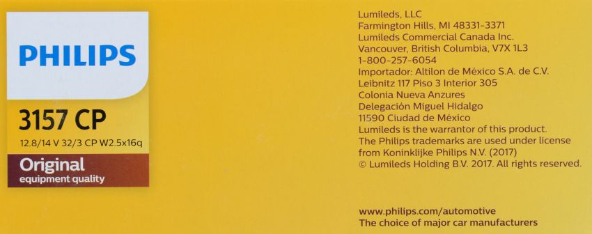Philips 3157CP Philips Standard Miniature 3157