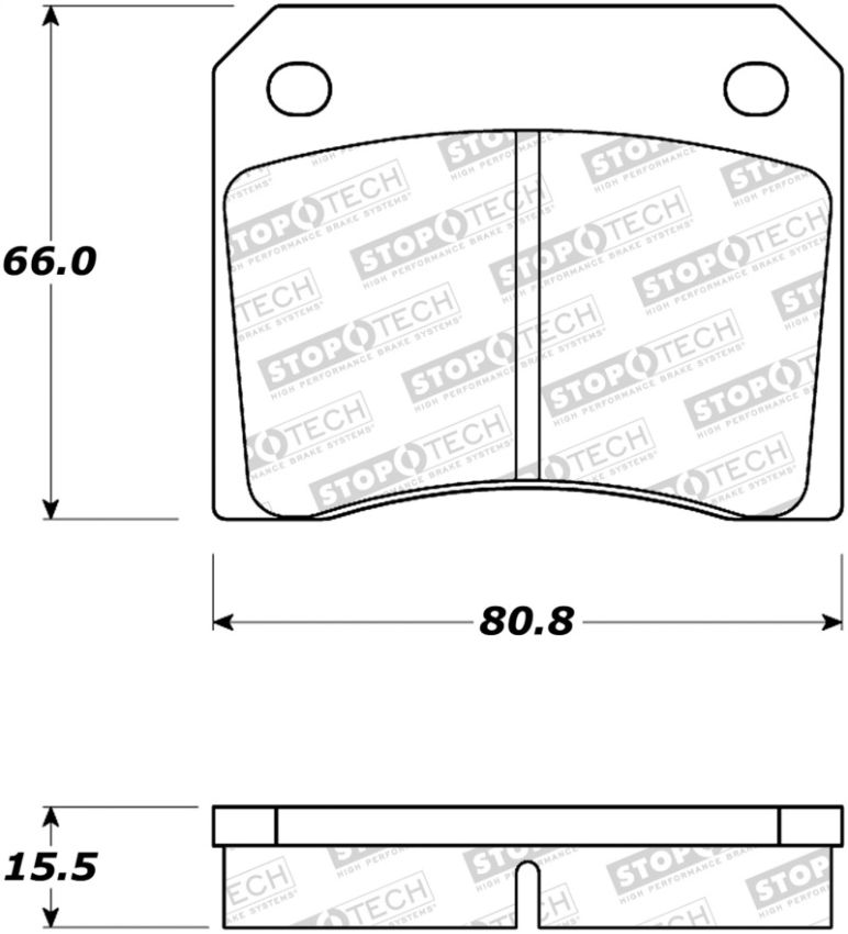 Stoptech 308.00090 Street Brake Pads
