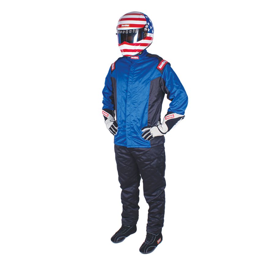 Racequip 91619239 Blue Chevron-5 Jacket SFI-5 - Medium