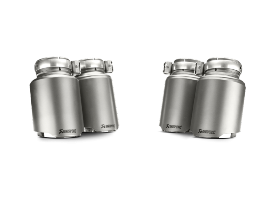 Akrapovic TP-T/S/8 Tail pipe set (Titanium)