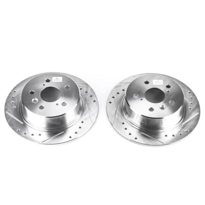 PowerStop JBR788XPR PowerStop Evolution Performance Drilled, Slotted & Plated Brake Rotor Pair