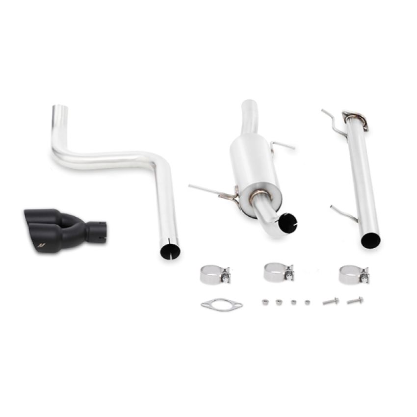 Mishimoto MMEXH-FIST-14BK 14-16 Ford Fiesta ST 1.6L 2.5in Stainless Steel Cat-Back Exhaust w/ Black Tips