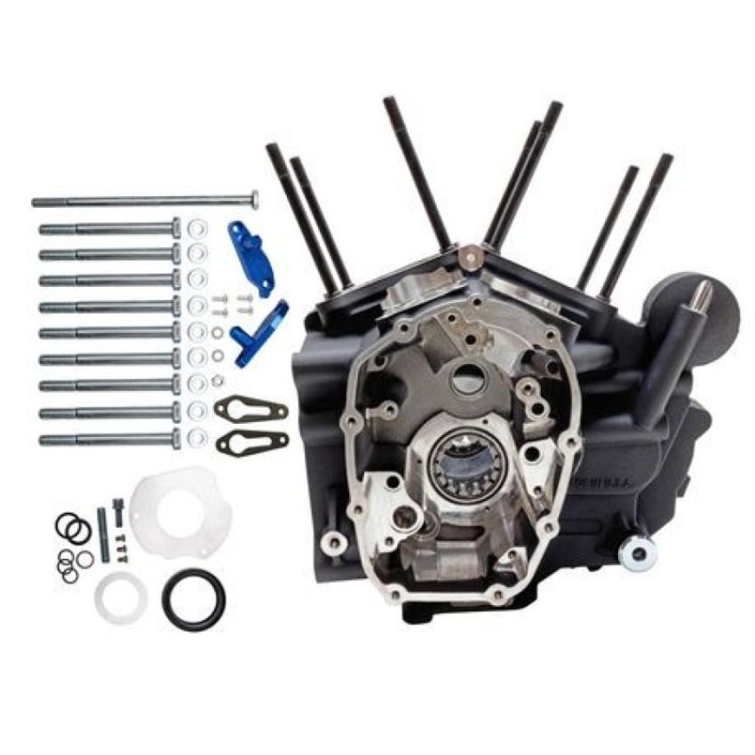 S&S Cycle 310-1170 2017+ M8 Touring Models MK-Series Touring Crankcase Assembly - Black